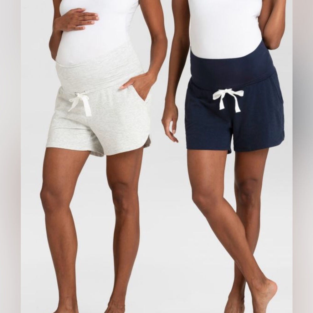 Excellent Condition SERAPHINE MATERNITY SHORTS TWIN PACK, XL